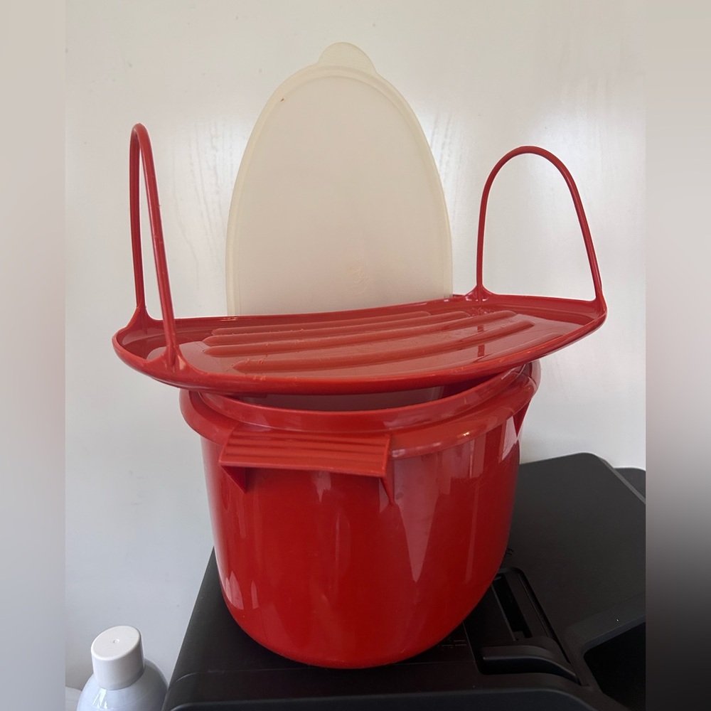 Vintage Tupperware Ham/Turkey Flavor Saver with Lid&Tray